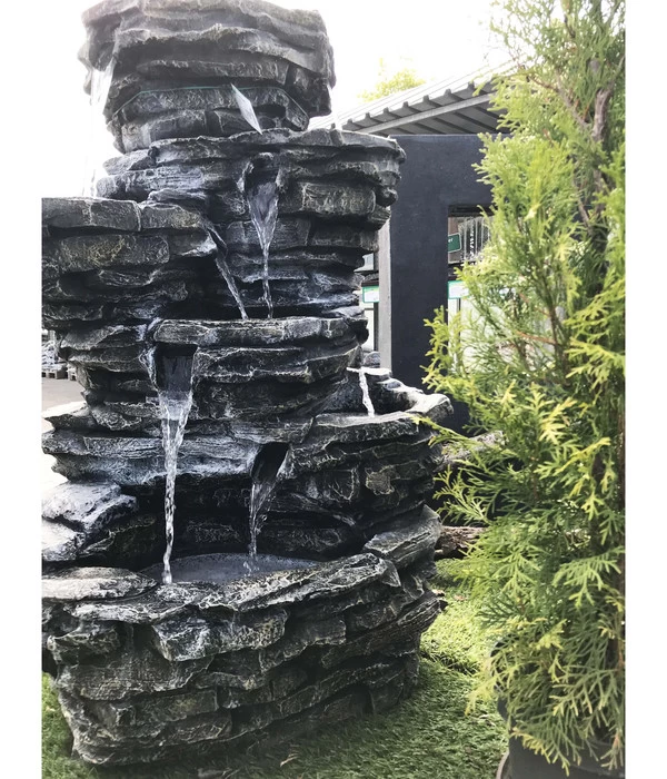 Dehner Polyresin-Gartenbrunnen Roccia 3 Dehner Polyresin-Gartenbrunnen Roccia – Bild 3