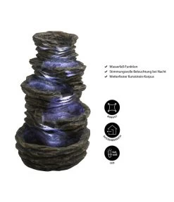 Dehner Polyresin-Gartenbrunnen Roccia 9 Dehner Polyresin-Gartenbrunnen Roccia -Gardena Store 1416601 WE IG 001 PolyresinbrunnenrocciaNEU