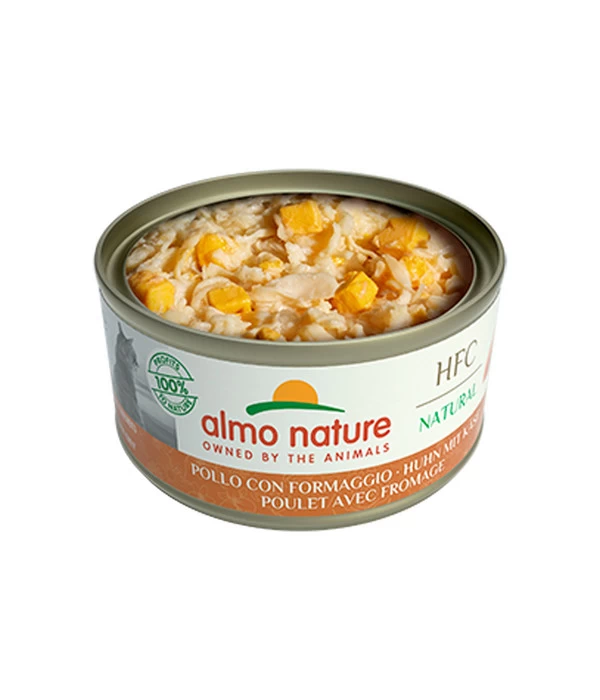 Almo Nature Nassfutter Für Katzen HFC Natural, Huhn Mit Käse, 24 X 70 G 2 Almo Nature Nassfutter Für Katzen HFC Natural, Huhn Mit Käse, 24 X 70 G – Bild 2