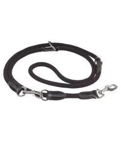 HUNTER Verstellbare Führleine Freestyle 10/200, Schwarz