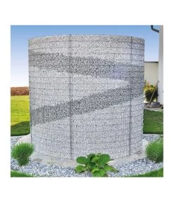 Bellissa Schneckendusche/Umkleide Gabione, 230 X 180 X 210 Cm -Gardena Store 1597475 WE MO 003 bellissaSchneckenduscheUmkleideGabione230x180x210cm