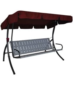 Angerer Hollywoodschaukel Trend Joy Bordeaux, 3-Sitzer -Gardena Store 1690254 WE FS 003 TrendJoyHollywoodschaukel