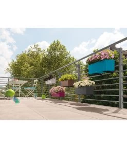 LECHUZA® Balkonkastenhalter -Gardena Store 1703222 1703230 1703263 1703297 1703305 1703313 WE MO 002 LechuzaBalconeraColorAllinOneSetBalkonkastenBlumenkasten