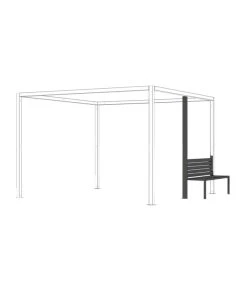 Siena Garden Schattenmanufaktur® Pergola-Zubehör Bank