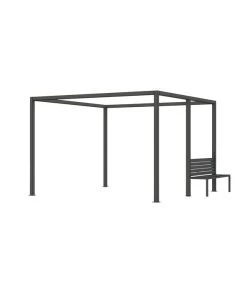 Siena Garden Schattenmanufaktur® Pergola-Zubehör Bank -Gardena Store 2048890 WE FS 003 ManufakturBank150cm