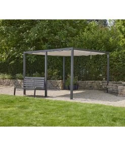 Siena Garden Schattenmanufaktur® Pergola-Zubehör Bank -Gardena Store 2048890 WE MO 002 ManufakturBank150cm