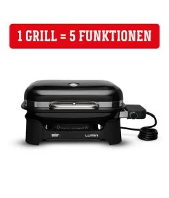 Weber Elektrogrill Lumin Compact, Ca. B58,6/H27,9/T41,2 Cm -Gardena Store 2051043 WE DE 003 WeberElektrogrillLumin