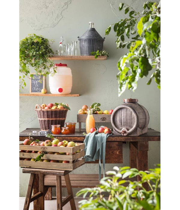 Glasballon Im Kunststoff-Schutzkorb 3 Glasballon Im Kunststoff-Schutzkorb – Bild 3