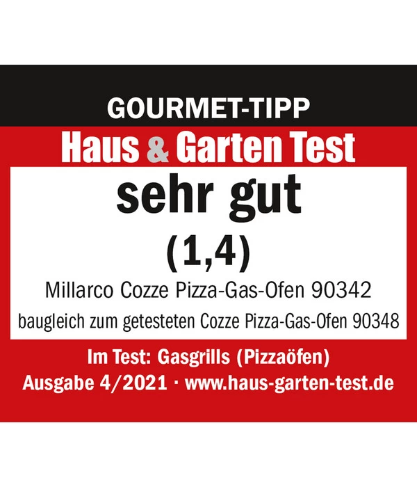 Cozze Gas-Pizzaofen, Inkl. Pizzastein 7 Cozze Gas-Pizzaofen, Inkl. Pizzastein – Bild 7