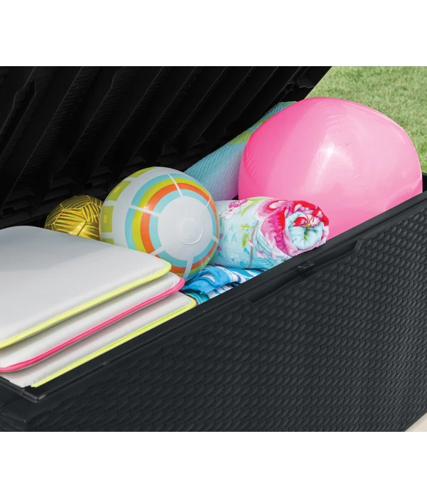 Keter Aufbewahrungsbox Capri, 305 Liter, Ca. B123/H57/T53,5 Cm 9 Keter Aufbewahrungsbox Capri, 305 Liter, Ca. B123/H57/T53,5 Cm – Bild 9