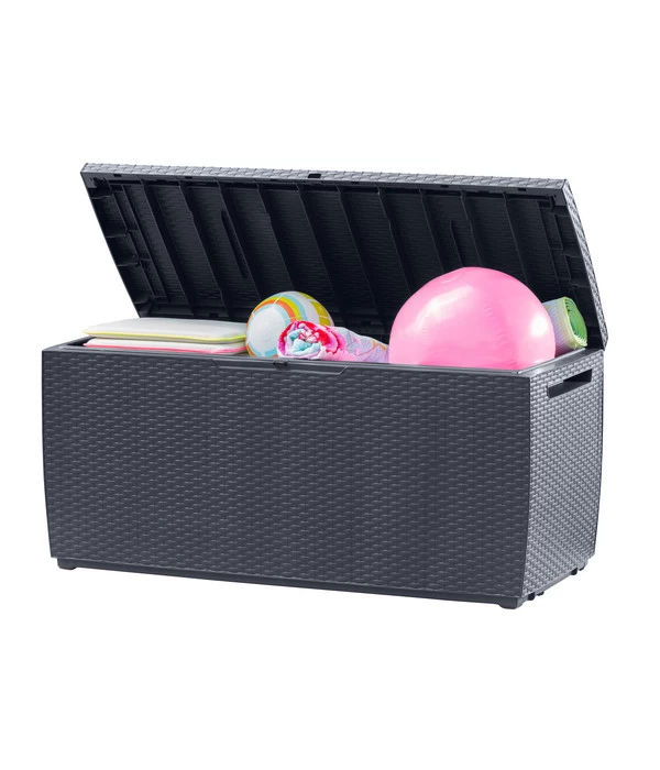 Keter Aufbewahrungsbox Capri, 305 Liter, Ca. B123/H57/T53,5 Cm 2 Keter Aufbewahrungsbox Capri, 305 Liter, Ca. B123/H57/T53,5 Cm – Bild 2