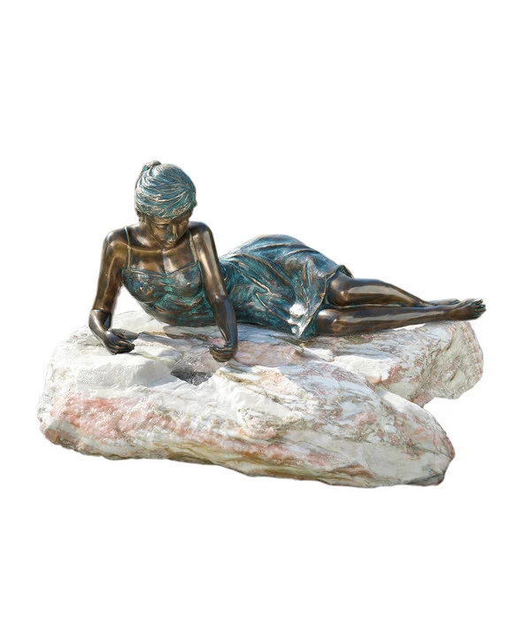 Rottenecker Bronzefigur Mädchen Klementine Klein 1 Rottenecker Bronzefigur Mädchen Klementine Klein