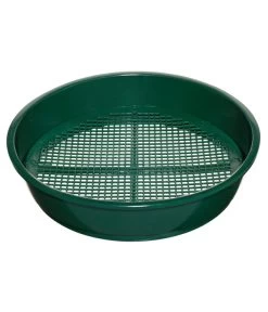 Gardiso Kunststoff Erdesieb, Rund, Ø 38 Cm