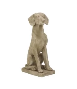 Dehner Magnesia-Hund Sitzend, Braun