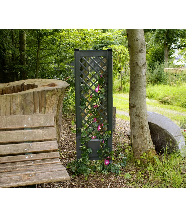 KHW Kunststoff-Spalier Mit Erdspießen, 43 X 6 X 140 Cm 2 KHW Kunststoff-Spalier Mit Erdspießen, 43 X 6 X 140 Cm – Bild 2