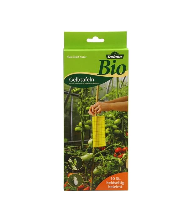 Dehner Bio Gelbtafeln, 10er-Set 1 Dehner Bio Gelbtafeln, 10er-Set