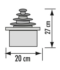 Seliger Zimmerbrunnen Masao, Schiefer -Gardena Store 2699403 WE FS 002 SeligerZimmerbrunnenMasaoSchiefer
