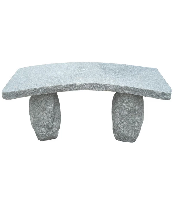 Dehner Granit-Gartenbank, Gebogen, 2-Sitzer 1 Dehner Granit-Gartenbank, Gebogen, 2-Sitzer
