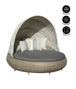 Dehner Sunlounger Florida, Ca. B160/H70/T220 Cm -Gardena Store 2766806 WE IG 001 SunloungerFlorida