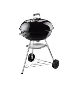 Weber Holzkohle-Kugelgrill Compact Kettle, Ø 57 Cm, Schwarz