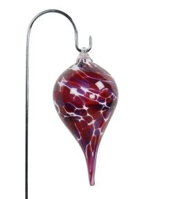 MP Glaszauber Glas-Minizwiebel Mit Stab, Ca. Ø10/H65 Cm