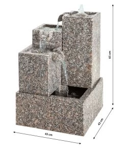 Dehner Granit-Gartenbrunnen Cascada, Ca. H65 Cm -Gardena Store 2888618 WE DE 004 DehnerGranitGartenbrunnenCascada