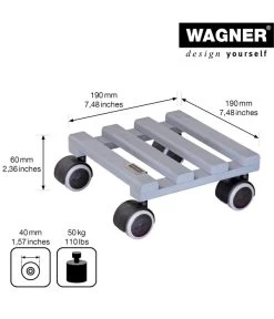 Wagner Pflanzenroller Creo, Ø 19 Cm -Gardena Store 2913945 WE DE 001 PflRollerCreo19X19CM