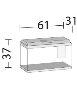 JUWEL® AQUARIUM Aquarium Set Primo 60 LED, Schwarz -Gardena Store 3063047 WE D 001 JuwelPrimo60LEDScribble