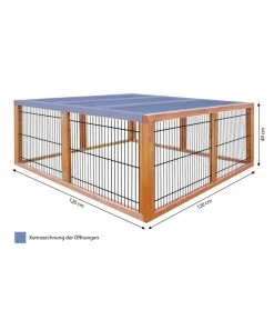 Elmato® Freilaufgehege Deluxe, Ca. B120/H48/T120 Cm 5 Elmato® Freilaufgehege Deluxe, Ca. B120/H48/T120 Cm -Gardena Store 3154911 WE BG 001 ElmatoFreilaufDeluxe