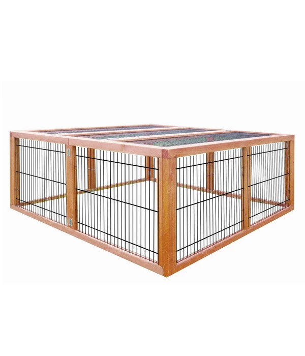 Elmato® Freilaufgehege Deluxe, Ca. B120/H48/T120 Cm 1 Elmato® Freilaufgehege Deluxe, Ca. B120/H48/T120 Cm