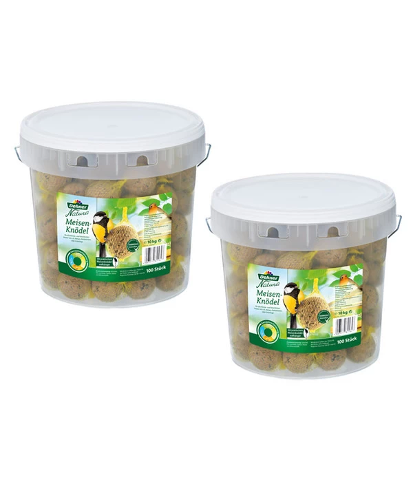 Dehner Natura Wildvogelfutter Meisen-Knödel, Mit Netz, 2 X 100 Stk. Je 100 G 1 Dehner Natura Wildvogelfutter Meisen-Knödel, Mit Netz, 2 X 100 Stk. Je 100 G