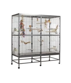 Montana Vogelvoliere Paradiso 150 -Gardena Store 3239878 WE D 002 PPVoliereParadiso150AntikPlatinum