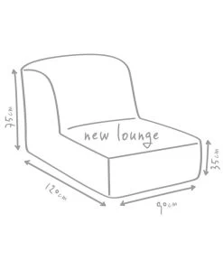 Outbag Outdoor-Sitzsack Newlounge Plus -Gardena Store 3479755 WE DE 002 NewloungePlusRed