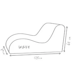 Outbag Outdoor-Sitzsack Wave Deluxe Skin -Gardena Store 3502218 WE DE 002 WaveSkinKiesel