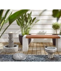 Dehner Granit-Kompassstein, Schwarz/grau, Ca. Ø40/4 Cm -Gardena Store 3710902 WE MO 002 DehnerGranitKompasssteinschwarzgrau