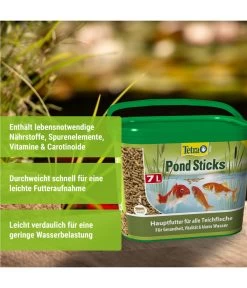 Tetra Pond Sticks, Fischfutter -Gardena Store 3711496 WE D 002 NEUTetraPondSticks7l