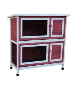 Dehner Kaninchenstall Landhaus, Ca. B114/H116/T57 Cm