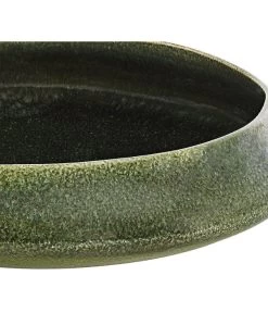 Dehner Keramik-Schale Linn, Rund, Dunkelgrün, Ca. Ø34 Cm -Gardena Store 4082467 PR DE 001 SchaleLinnGruenDehnerExpressHerzig