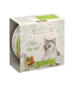 Dehner Premium Lovely Nassfutter Für Katzen Hier Bin Ich! -Gardena Store 4096491 WE D 002 DehnerLovelyhierbinich70g