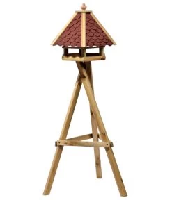 Dehner Natura Futterhaus Alpbach, Inkl. Ständer, Ca. B68/H148/T62 Cm