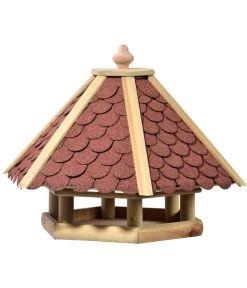 Dehner Natura Futterhaus Alpbach, Inkl. Ständer, Ca. B68/H148/T62 Cm -Gardena Store 4150694 WE FS 001 DehnerVogelhausAlpbach