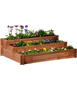 Dobar Pflanzkasten-Hochbeet Peru, Ca. B110/H36/T88 Cm -Gardena Store 4154993 WE FS 003 DobarPflanzkastenHochbeetPeru