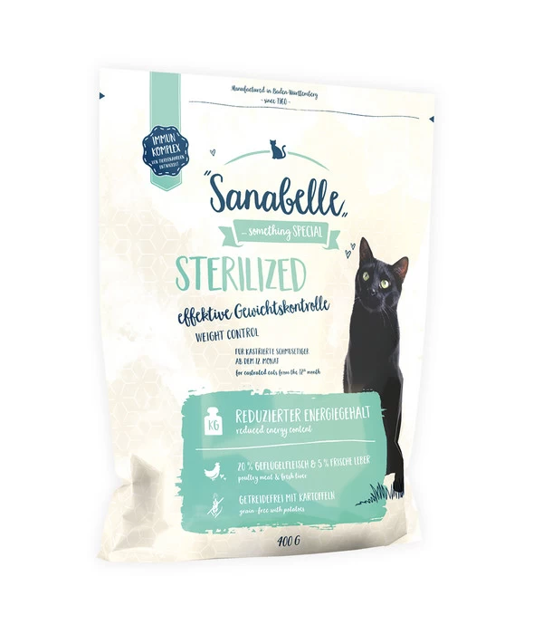 Sanabelle® Trockenfutter Für Katzen Sterilized, 400 G 1 Sanabelle® Trockenfutter Für Katzen Sterilized, 400 G