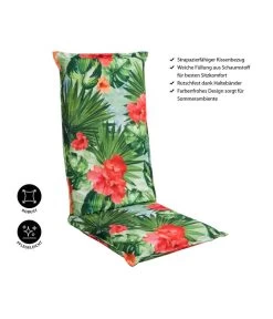 Dehner Hochlehnerpolster Varadero, Ca. B120/H8/T50 Cm -Gardena Store 4182762 WE IG 001 HLPolsterVaradero