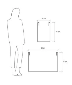 Farmet Kunststoff-Kasten Atlantis Divisorio -Gardena Store 4186110 WE DE 004 ATLANTISDIVISORIORechteckigerPflanzkuebel80x30x47cmhochSTEINBEIGE