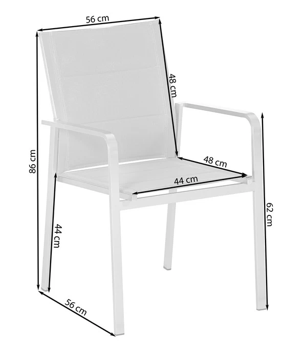 Dehner Stapelstuhl Nantes Elegance 2 Dehner Stapelstuhl Nantes Elegance – Bild 2