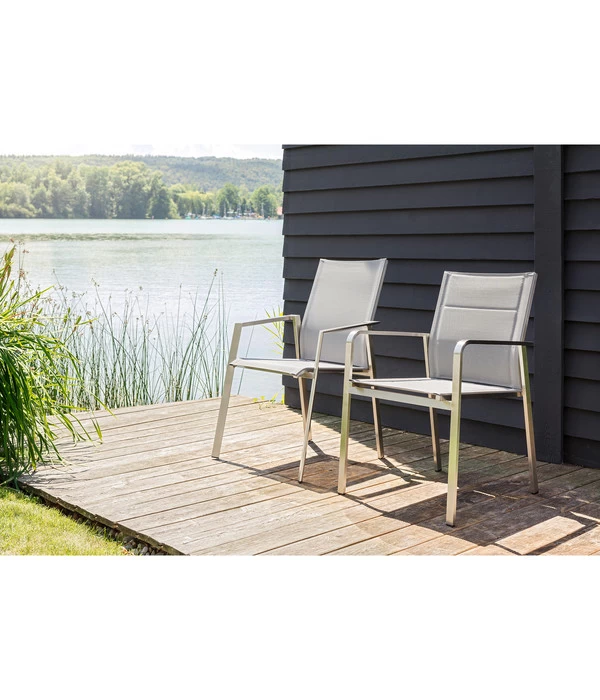 Dehner Stapelstuhl Nantes Elegance 3 Dehner Stapelstuhl Nantes Elegance – Bild 3