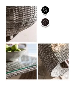 Dehner Geflechtlounge Avani, 4-teilig -Gardena Store 4209987 WE IG 001 DehnerGeflechtloungeAvani