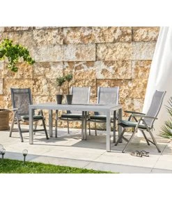 Dehner Ausziehtisch Chicago, Ca. B160-210/H74/T90 Cm -Gardena Store 4210381 4210316 4210274 WE MO 001 DehnerGruppeChicagoNEU