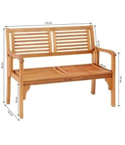 Dehner Klappbank Douglas, 2-Sitzer 15 Dehner Klappbank Douglas, 2-Sitzer -Gardena Store 4216784 WE BG 001 KlappbankDouglas